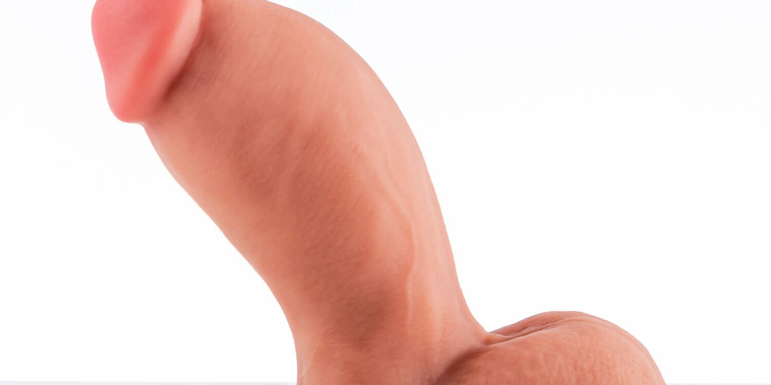 big dildo on a white background