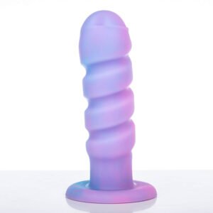 mixed color spiral anal plug
