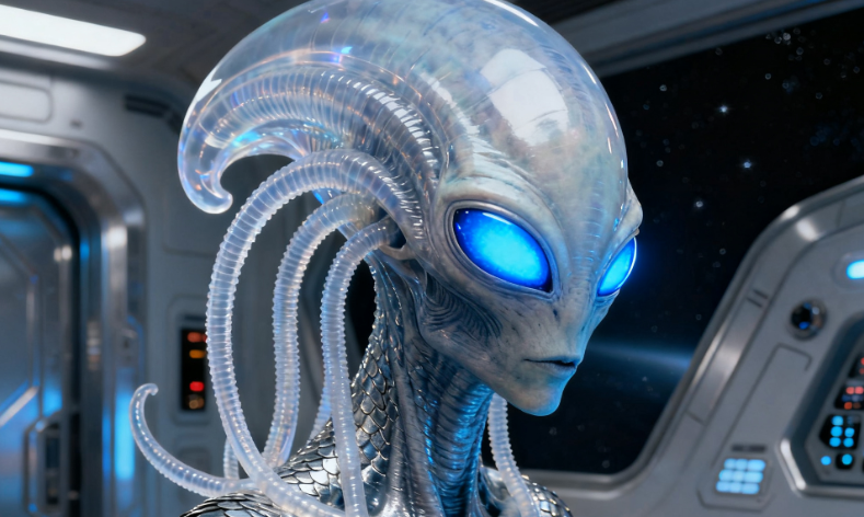 A photo of an alien that could be inspiration for fantasy adult toys
