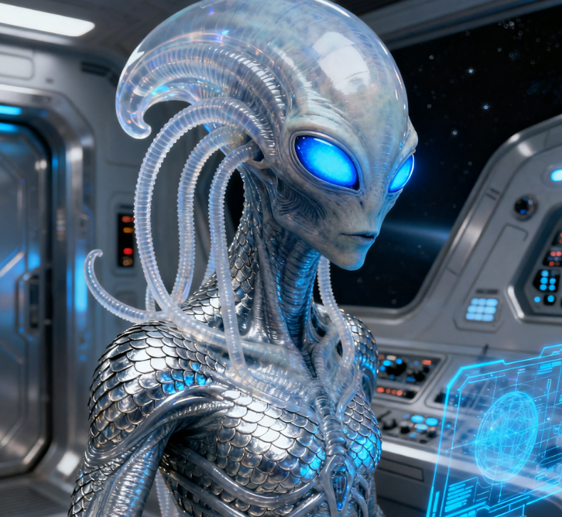 A photo of an alien that could be inspiration for fantasy adult toys