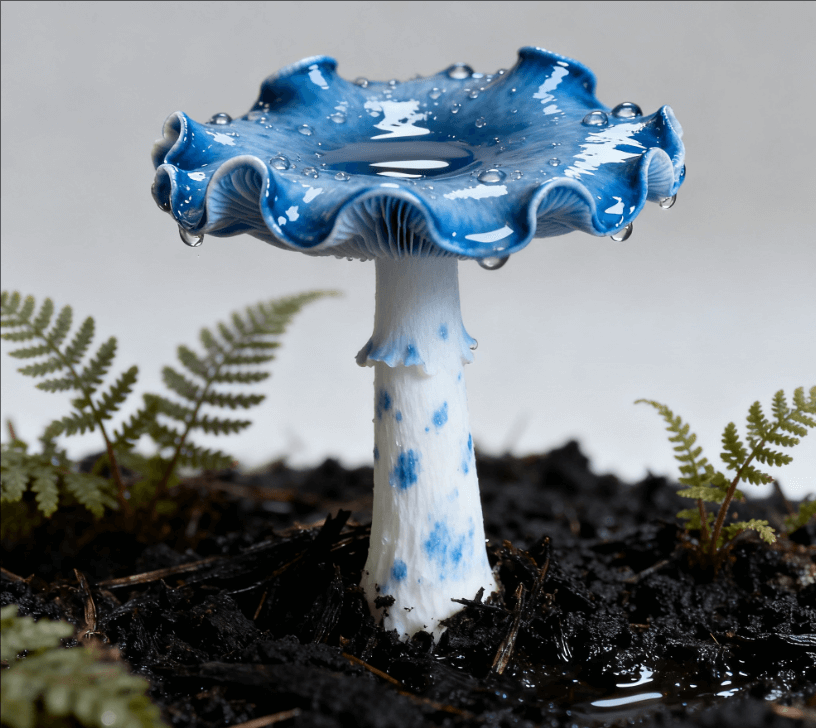 A photo of mushrooms that could serve as inspiration for fantasy adult toys