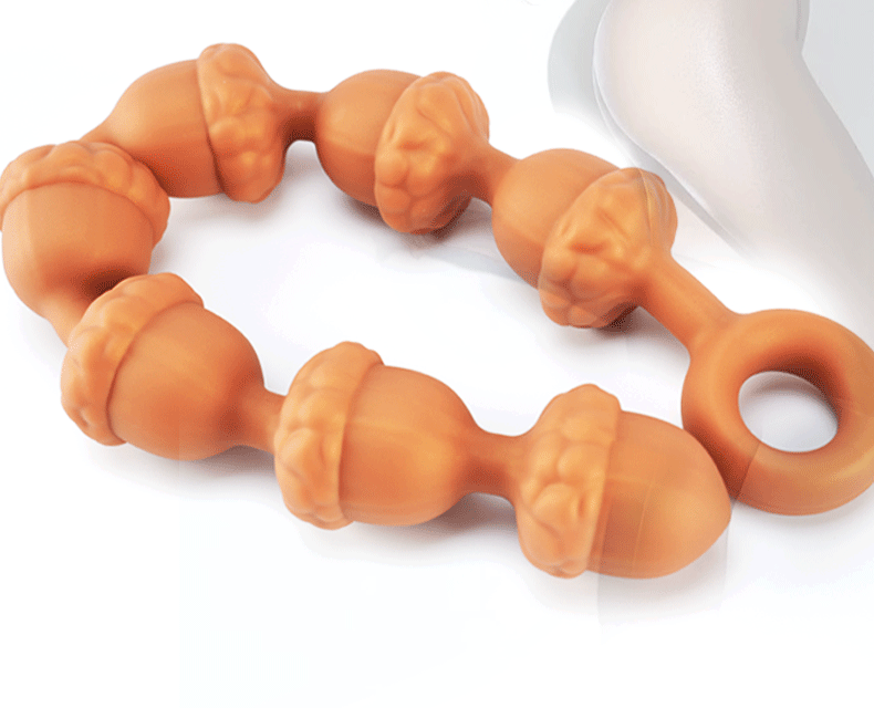 Soft Silicone Pinecone Anal Beads Pull Wholesale - Image 3