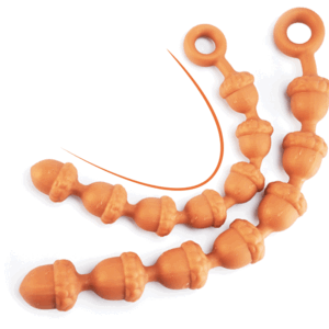 Soft  Silicone Pinecone Anal Beads Pull Wholesale