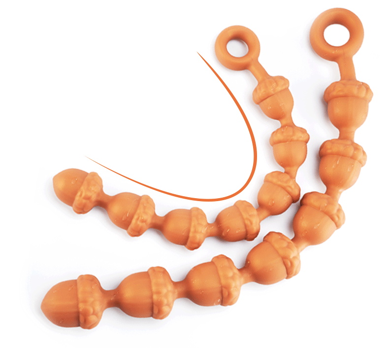 Soft Silicone Pinecone Anal Beads Pull Wholesale