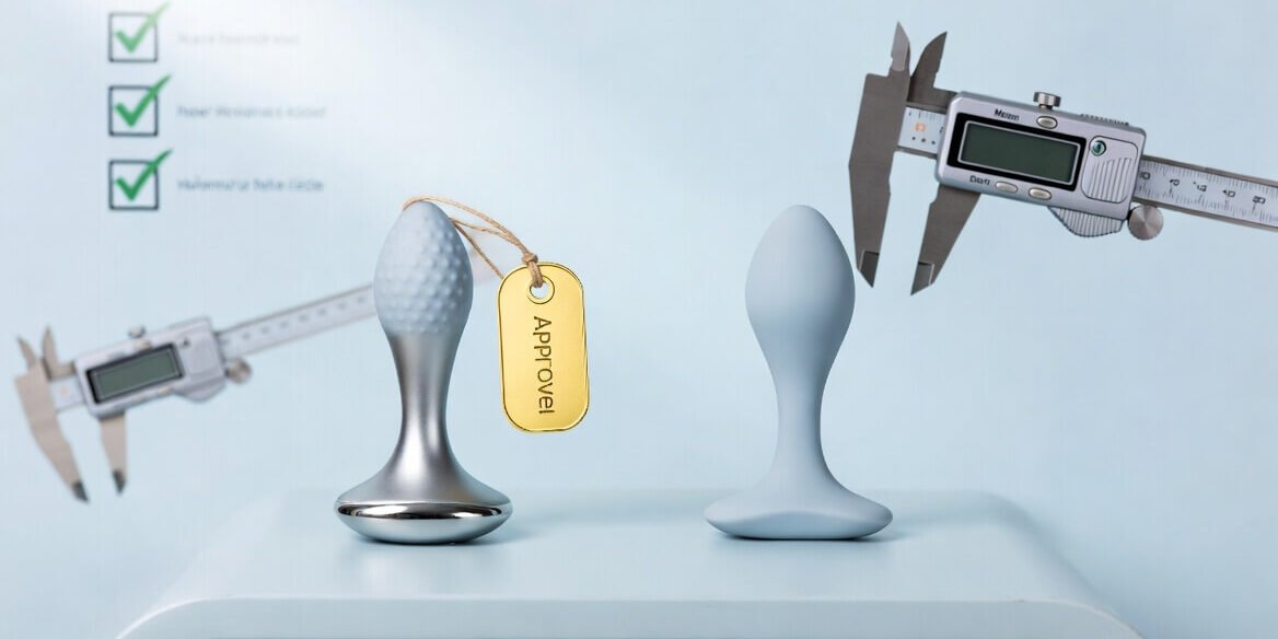 Golden sample and mass production adult toy prototypes with quality control checklist