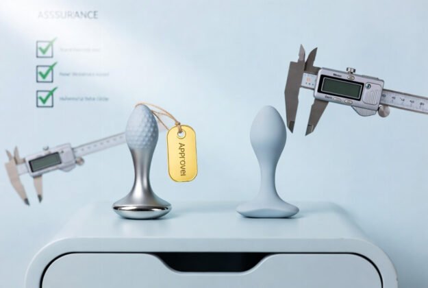 Golden sample and mass production adult toy prototypes with quality control checklist