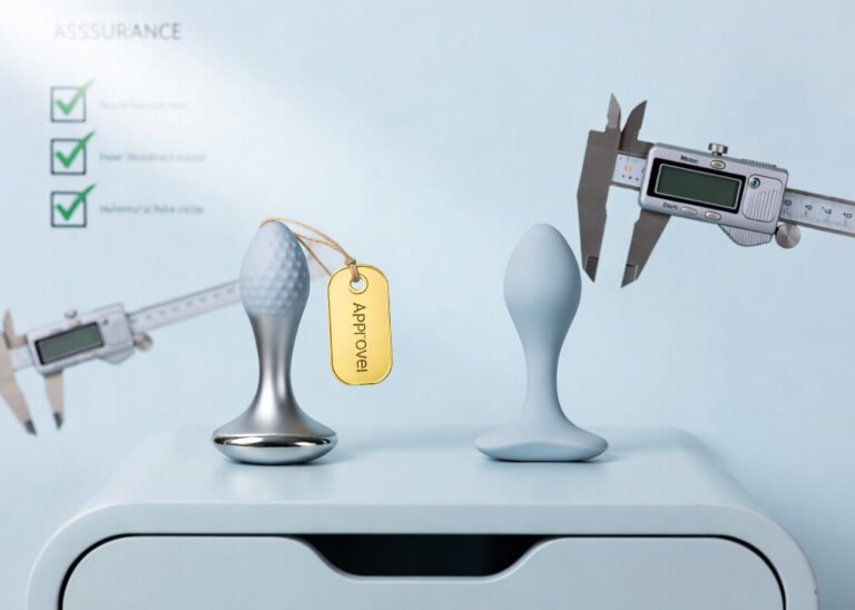Golden sample and mass production adult toy prototypes with quality control checklist