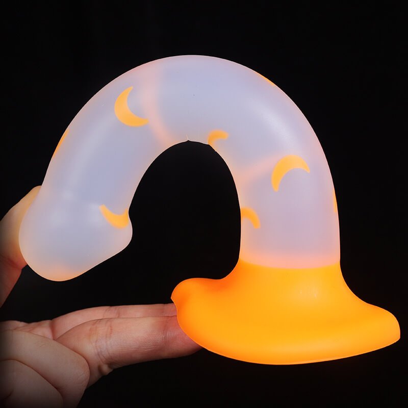 Light Up Dildo Glow in the Dark Jelly Texture Wholesale - Image 2