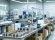 OEM ODM silicone adult toy factory workshop, metal injection molds and quality inspection station for custom product manufacturing