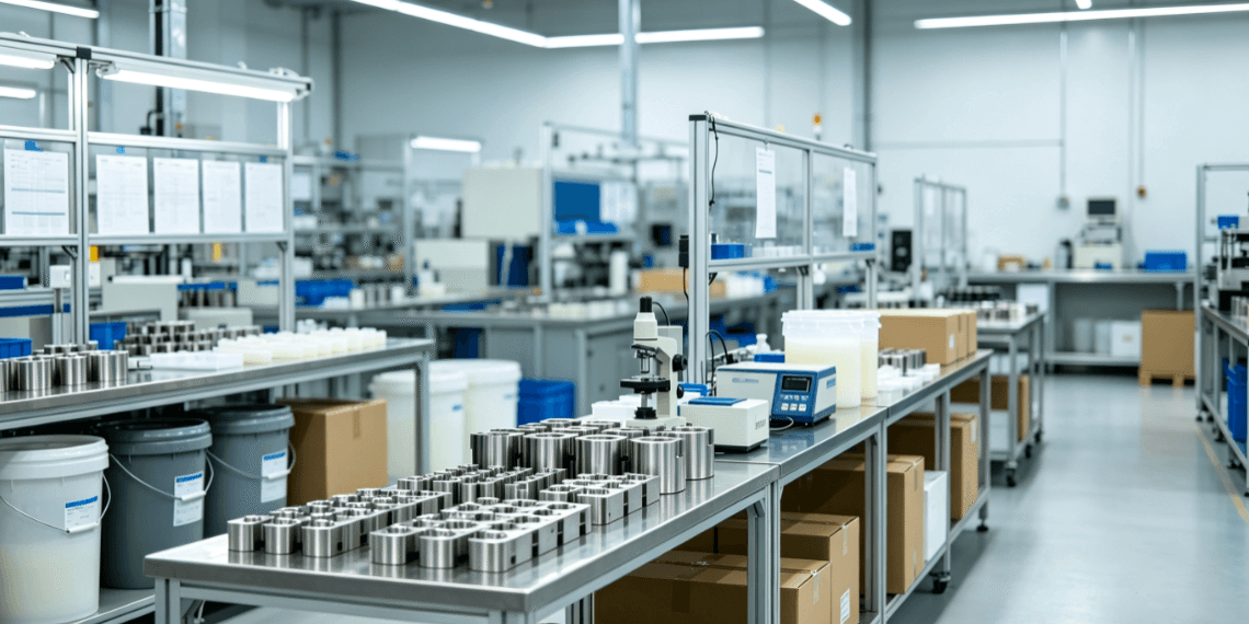 1 (1) (1) OEM ODM silicone adult toy factory workshop, metal injection molds and quality inspection station for custom product manufacturing