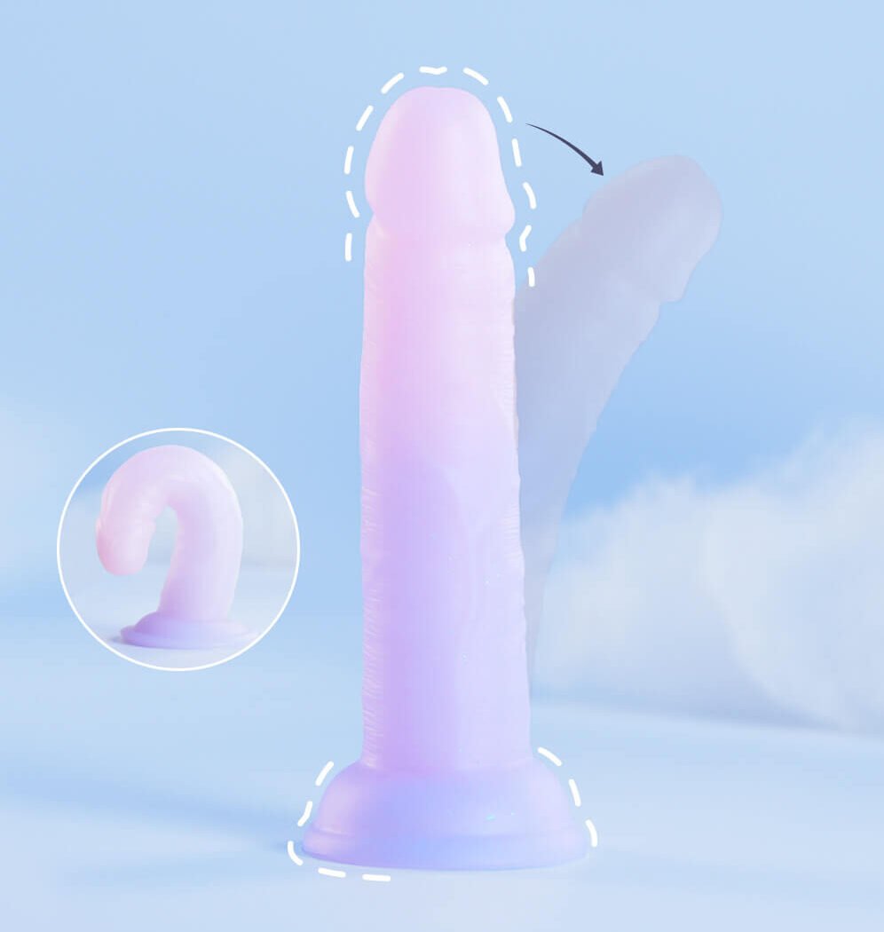 Small Vibrant Purple Silicone Dildo – OEM & ODM Wholesale - Image 2