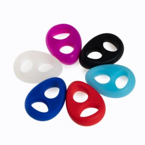 double loop cock ring in different colors