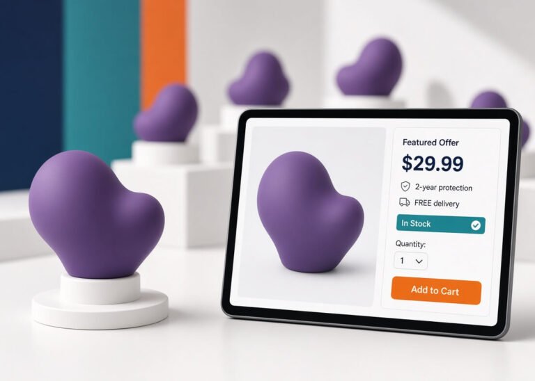 Generic adult toys on a shared Amazon listing with the Buy Box Add to Cart highlighted