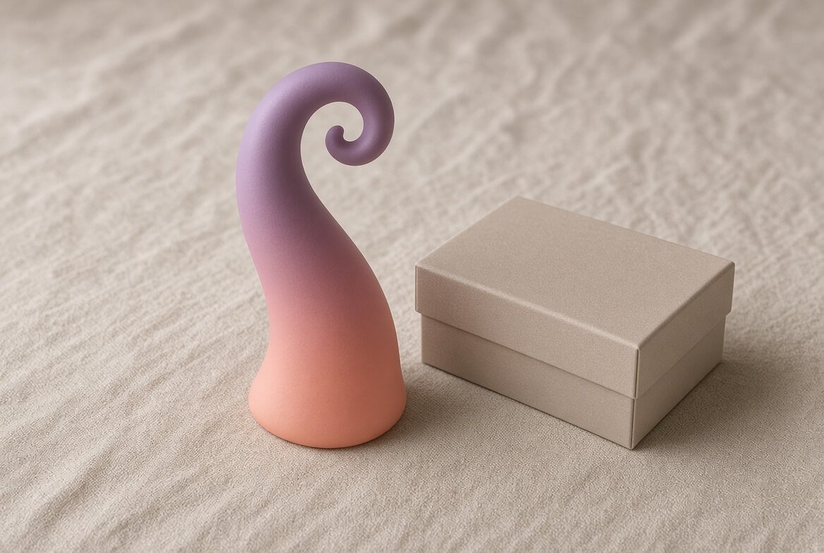 Exclusive tentacle dildo mold and finished sample